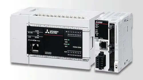 Mitsubishi MELSEC iQ-F Compact PLC with 34ns High-Speed CPU and Integrated I/O