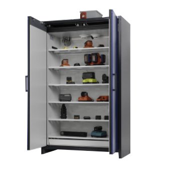 Lithium-Ion Battery Storage Cabinet - 90min Fire Rated | Asecos ION-SDA
