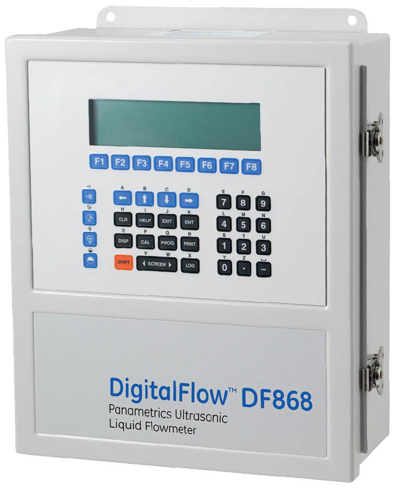 Panametrics DigitalFlow DF868 Ultrasonic Liquid Flow Meter