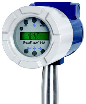Insertion Vortex Flow Meter - Multivariable Mass Flow | Panametrics PanaFlow MV82