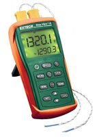 Temperature Data Logger - Dual Input, 8800 Sets | Extech EA15
