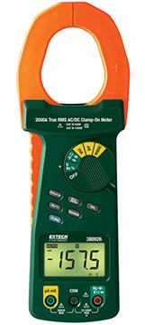 2000A True RMS AC/DC Clamp Meter with Full DMM | Extech 380926