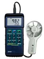 Heavy Duty Metal Vane Anemometer - CFM, High Temp, RS-232 | Extech 407113