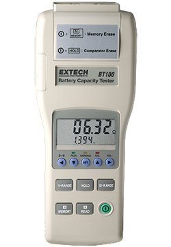 Battery Capacity Tester - On-Line Testing, Data Logger | Extech BT100