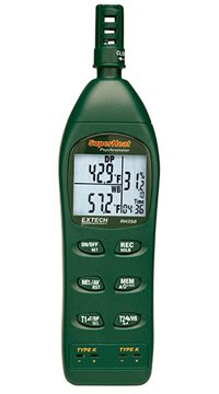 Dual Input Hygro-Thermometer - Superheat Measurement | Extech RH350