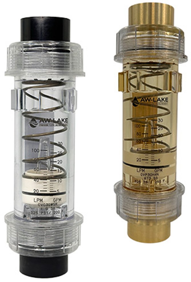 Variable Area Flow Meter - 0.5-30GPM, ±5% FS | AW-Lake ClearView