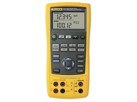 Multifunction Process Calibrator - 30V, 24mA, 10kHz | Fluke 725