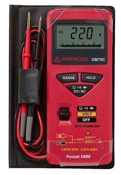 Pocket Multimeter - 5 Functions | Amprobe DM78C