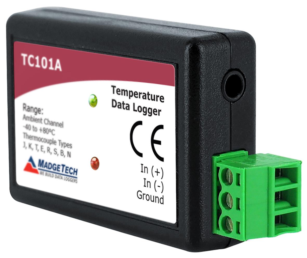 TC101A Thermocouple Data Logger - 10 Year Battery, 1M Readings | MadgeTech