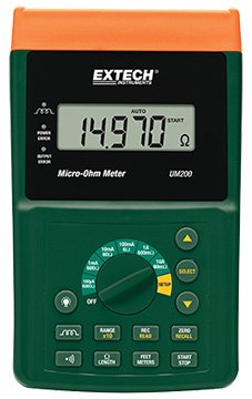 Micro-Ohmmeter - 10A 3000 Memory | Extech UM200