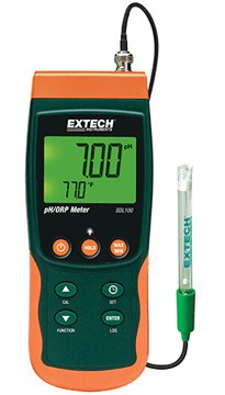 pH/ORP/Temperature Data Logger - SD Card, RS232 | Extech SDL100
