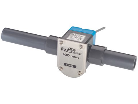 In-Line Flow Sensor - 1/2-1in PVC/PVDF, 4-20mA | Badger Meter Series 4000