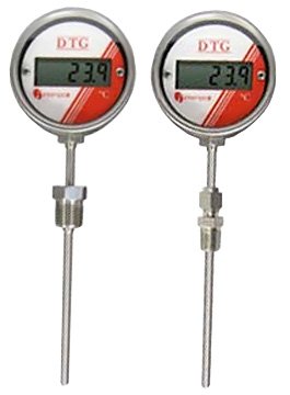 Digital Temperature Gauge - RTD, 5-Year Battery | Intempco DTG53 / DTG54