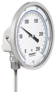 Liquid Filled Bimetal Thermometer - Silicone, Maxivision | Ashcroft EL Series