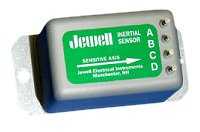 Force-Balanced Accelerometer - DC, Closed-Loop, ±0.5g to ±5g | Jewell Instruments LCA-100 Series