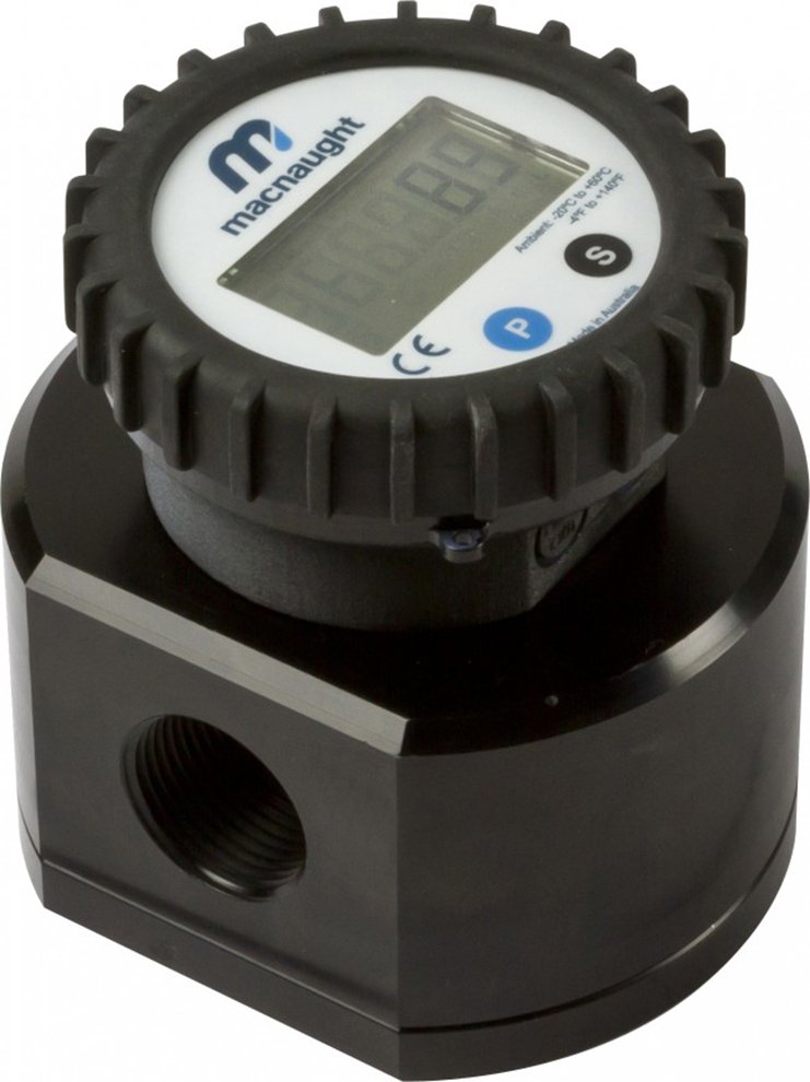 Oval Gear Flow Meter - Fuel/Oil, 0.13GPH-317GPM | Macnaught MX Series
