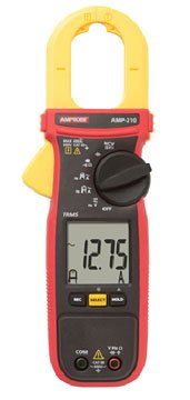 Amprobe AMP-210 TRMS Clamp Meter | CAT III 600V NCV Electrical Tester