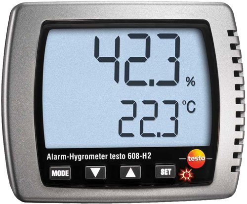 Thermo Hygrometer - Continuous Humidity Temperature Monitoring | Testo 608