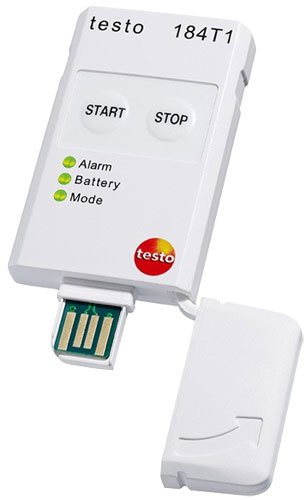 184 T Series Cold Chain Temp Logger - USB, PDF Report | Testo
