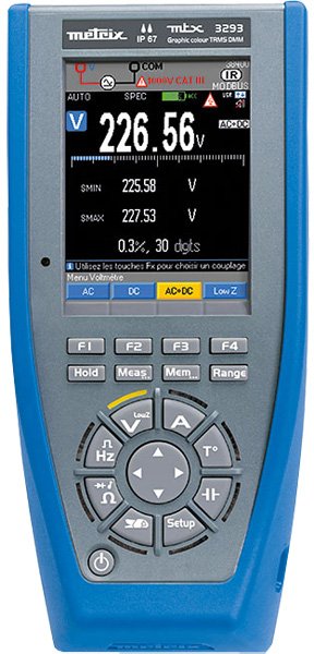 Graphical Multimeter - 100,000 Count Color Display | AEMC MTX 3293