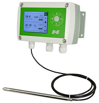 Industrial Humidity Transmitter - TFT Display Data Logging | E+E EE310