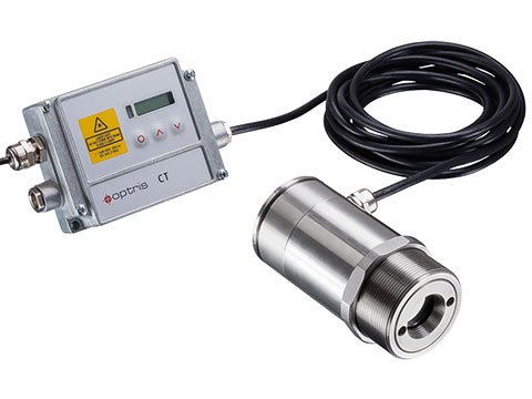 IR Sensor - CO2 Flame Gas, 4.24µm, 45:1 | Optris CTlaser F2
