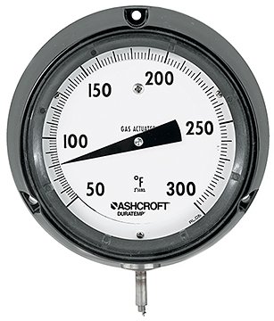 Hermetically Sealed Gas-Actuated Thermometer | Ashcroft C-600H-45 Duratemp
