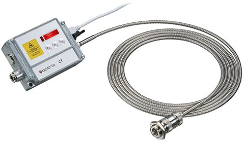 Ratio Infrared Pyrometer - High Temp, 1/2 Color Modes | Optris CTratio 1M/2M