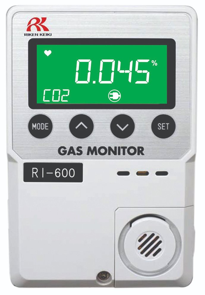 RKI RI-600 CO2 Monitor | Wall-Mount NDIR Gas Detector with Alarm