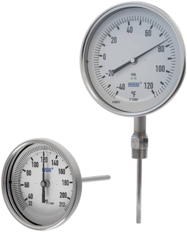 Bimetal Thermometer - Hermetically Sealed, NEMA 4X | WIKA TG51