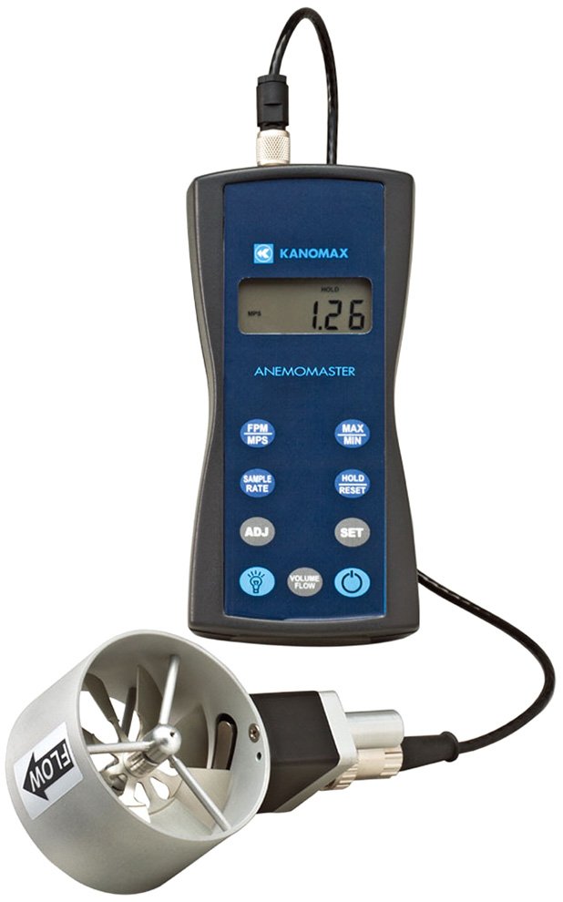 Digital Anemometer - ±1% Accuracy, Duct Size Memory | Kanomax 6820 Series