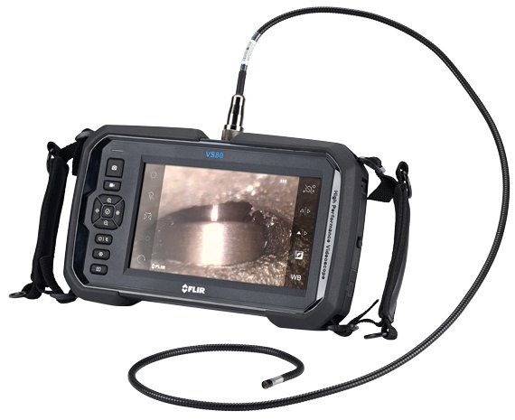 FLIR VS80 Industrial Videoscope | 7＂ Touchscreen Interchangeable Probe Inspection Borescope