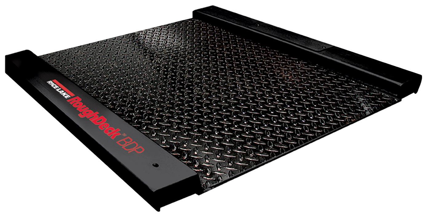 Low Profile Floor Scale with Live Side Rails | Rice Lake RoughDeck BDP