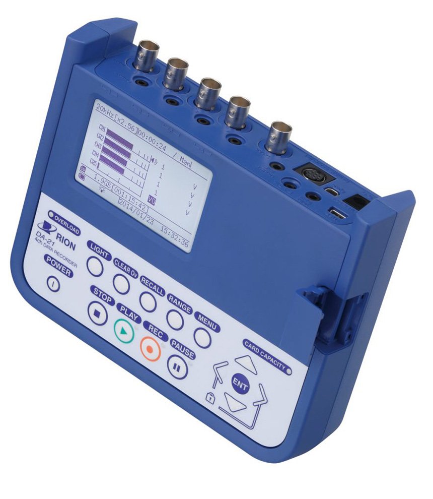 Data Recorder - 4-Channel, USB Storage, Waveform Analysis | Rion DA-21