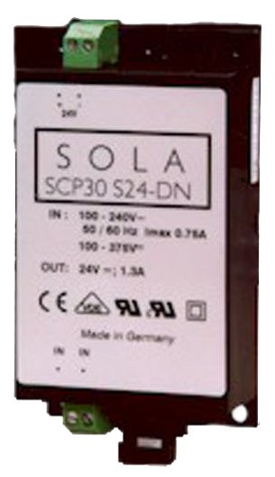 SolaHD SCP Series 30W Compact Switched Power Supply with High Reliability & International Approvals