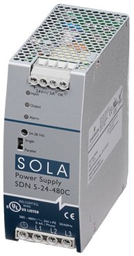 Universal 86-264VAC Input DIN Rail Power Supply | SolaHD SDN-C Series