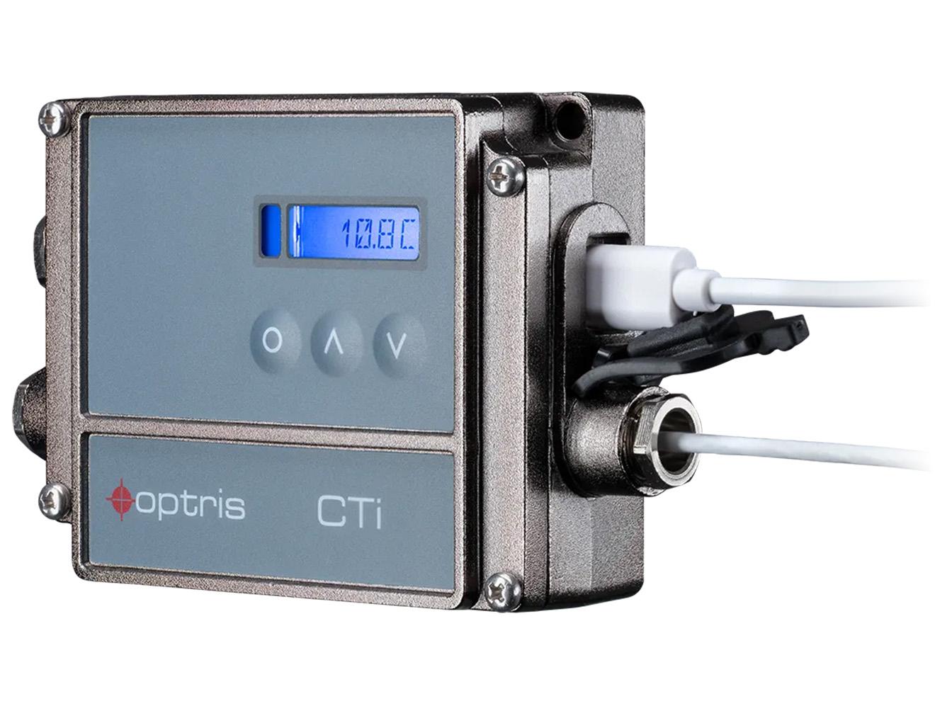 Infrared Pyrometer - Low-Temp Fast Processes, 32-932°F | Optris CTi 4ML