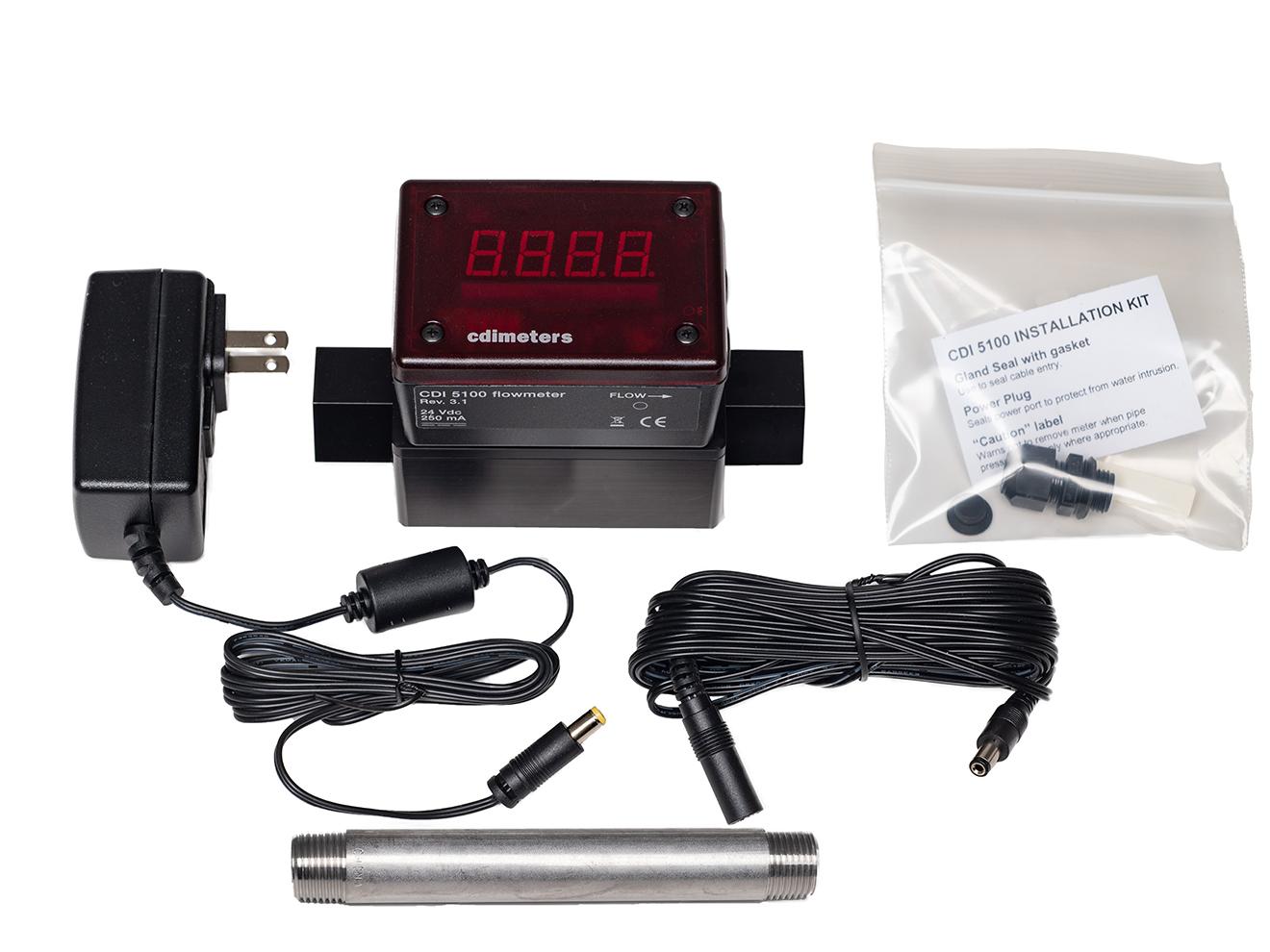 Compressed Air Flow Meter - 5% Accuracy, 200psi | CDI 5100