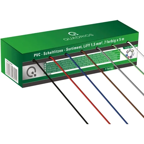 PVC Stranded Wires Kit - 7 Colors 1.5 mm² | QUADRIOS 19011CA090