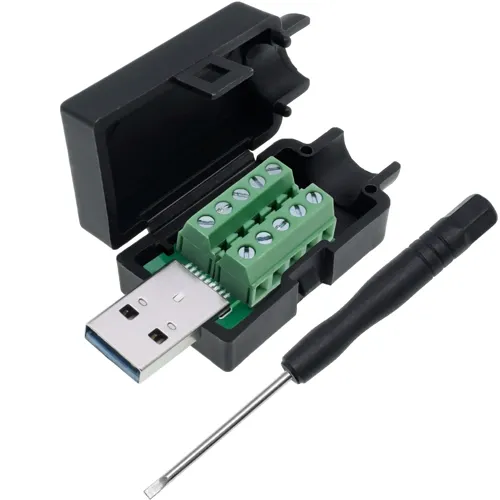 USB 3.0 Type-A Plug Kit – 10P Screw | QUADRIOS 2001C200