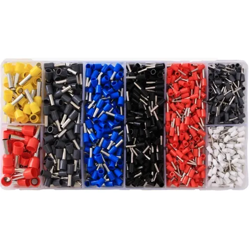 1200pcs Insulated Wire End Ferrule Kit – 0.5-10 mm² Assortment with Case | QUADRIOS 2011C405
