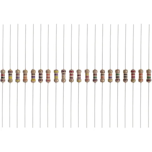 400pcs 0.25W Carbon Film Resistor Kit – 20 Values, ±5% for Education & Lab | QUADRIOS 201711P001