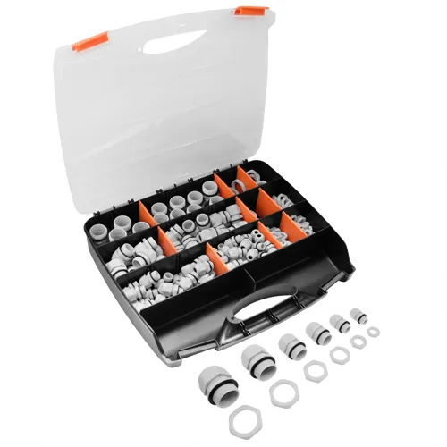 PG7 to PG25 Cable Gland Kit – 224pcs 12 Sizes IP68 Waterproof | QUADRIOS 2102CA111