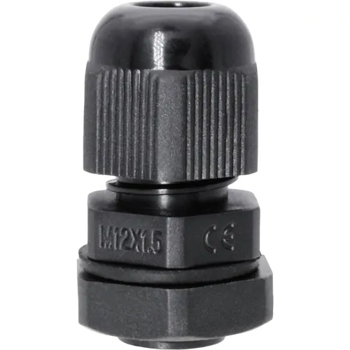 M12 Black Cable Gland Kit – 12pcs 3-6.5mm IP68 Waterproof | QUADRIOS 2102CA126