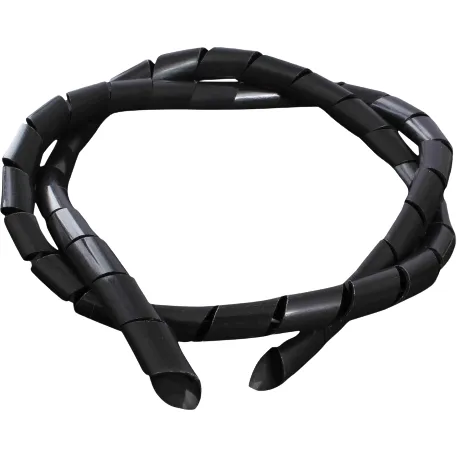 Spiral Cable Wrap – 12-70mm Bundle Diameter 10m Black PE | QUADRIOS 2111C146