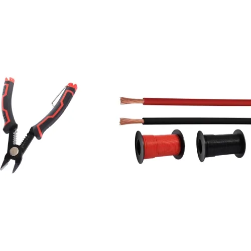 Two Spools of Wire and a Pair of Pliers That Actually Strip – QUADRIOS 23CW026 Kit
